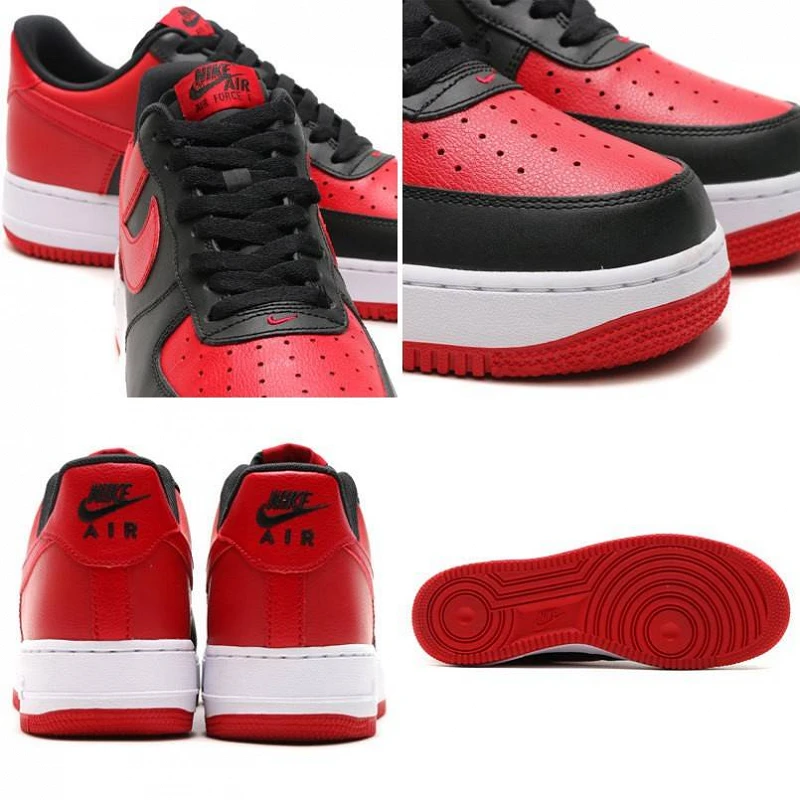 red black and white air force 1