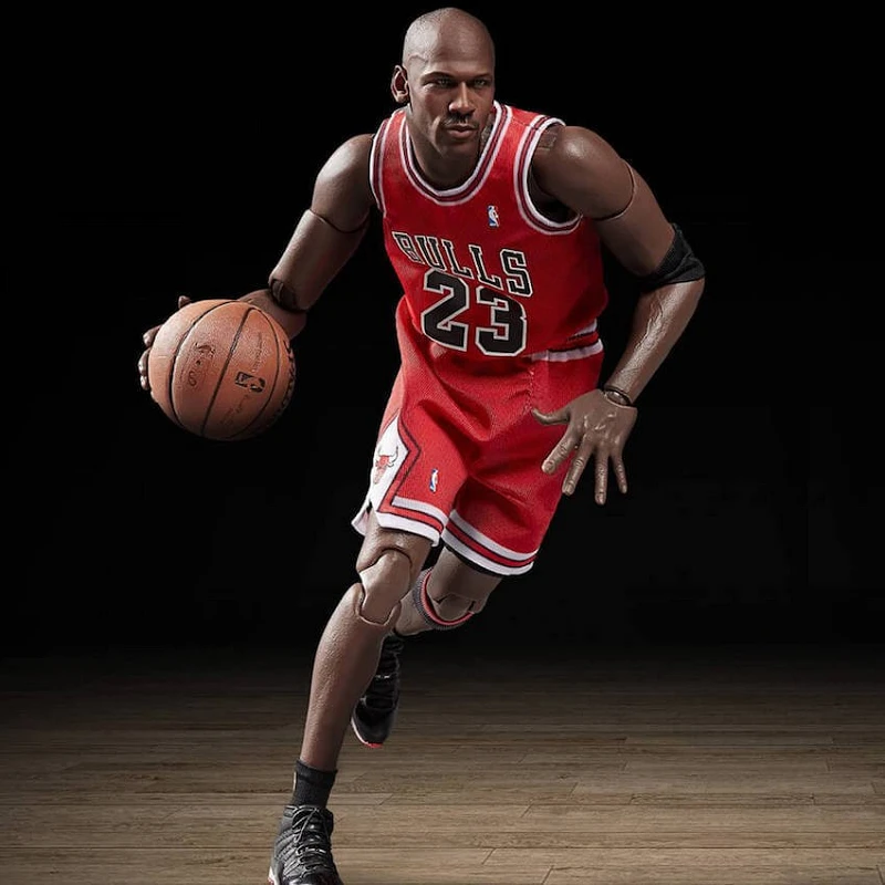 Figura de coleccionista Enterbay de Michael Jordan con ...