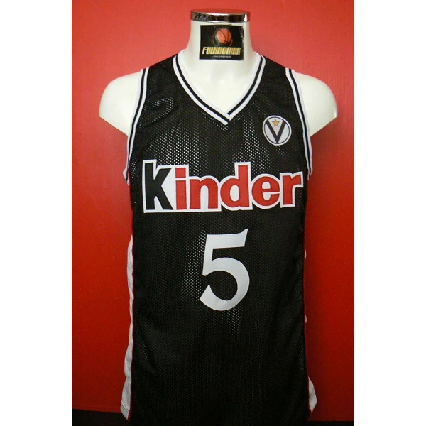 CAMISETA PEDRAG DANILOVIC - KINDER BOLONIA NEGRO