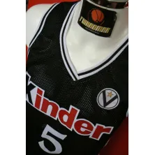 CAMISETA PEDRAG DANILOVIC - KINDER BOLONIA NEGRO