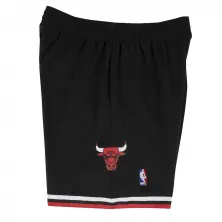 Pantalon corto de baloncesto NBA Chicago Bulls negro 1997-98
