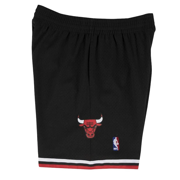 Pantalon corto de baloncesto NBA Chicago Bulls negro 1997-98