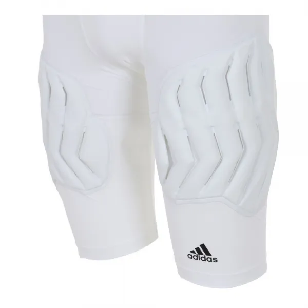 MALLAS ADIDAS PADDED SHORT BLANCAS PROTECCION
