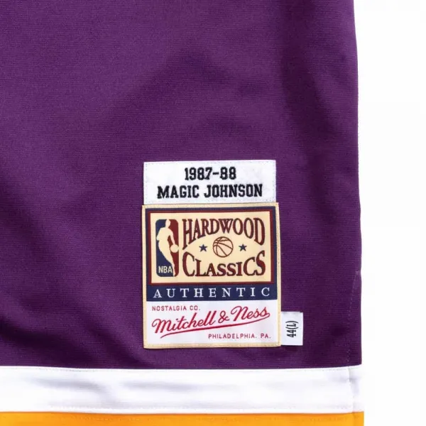CAMISETA LOS ANGELES LAKERS AUTHENTIC SHOOTING TSHIRT - MAGIC JOHNSON