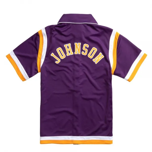 CAMISETA LOS ANGELES LAKERS AUTHENTIC SHOOTING TSHIRT - MAGIC JOHNSON