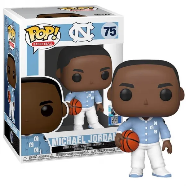 FUNKO POP MICHAEL JORDAN - NORTH CAROLINA 75 FUNKO POP MICHAEL JORDAN - NORTH CAROLINA 75
