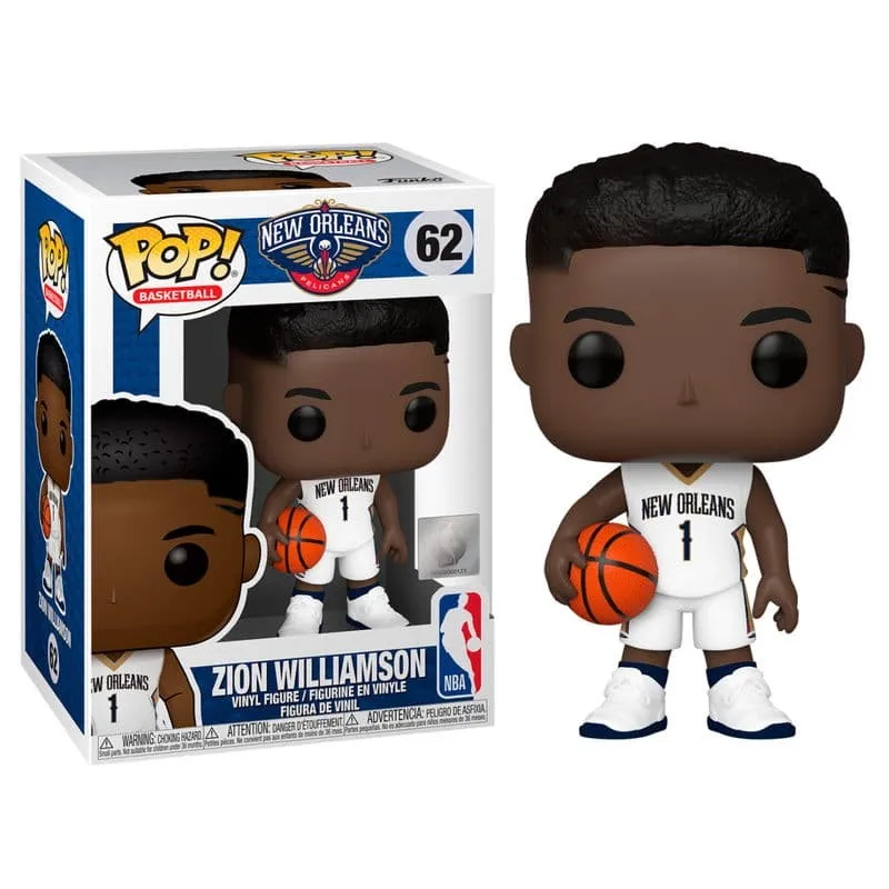 FUNKO POP ZION WILLIAMSON NEW ORLEANS PELICANS 62