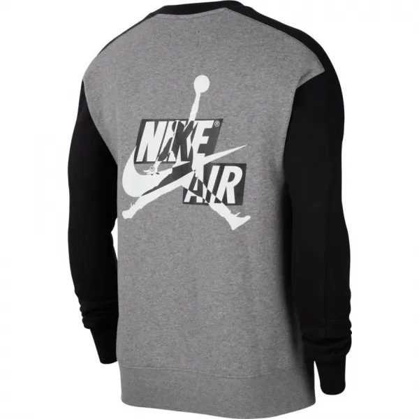 SUDADERA AIR JORDAN FLEECE CREW - GREY