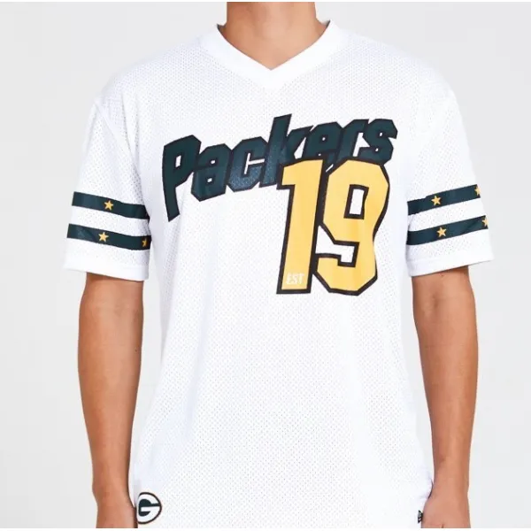 CAMISETA STRIPE SLEEVE OVERSIZED NFL GREEN BAY PACKERS