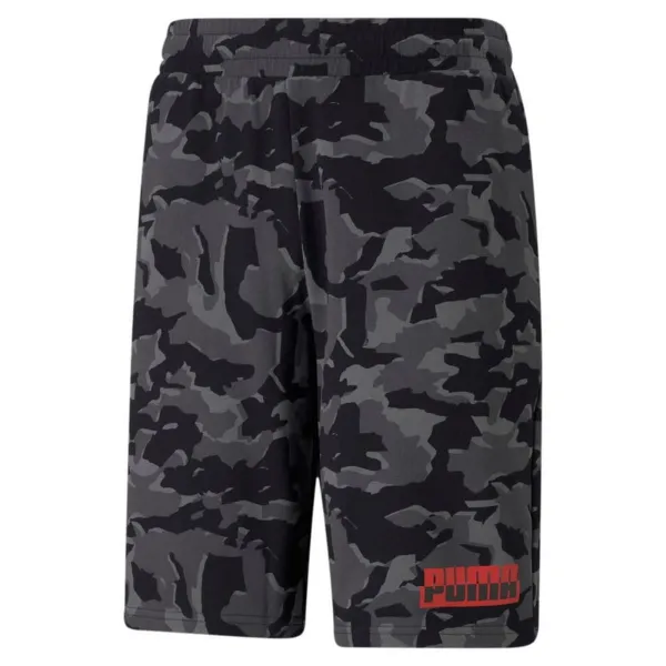 SHORT PUMA "CORE CAMO AOP" NEGRO