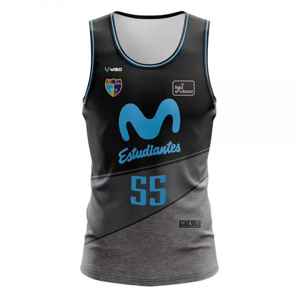 Camiseta JJ Barea Estudiantes Baloncesto 2021 de Wibo en negro