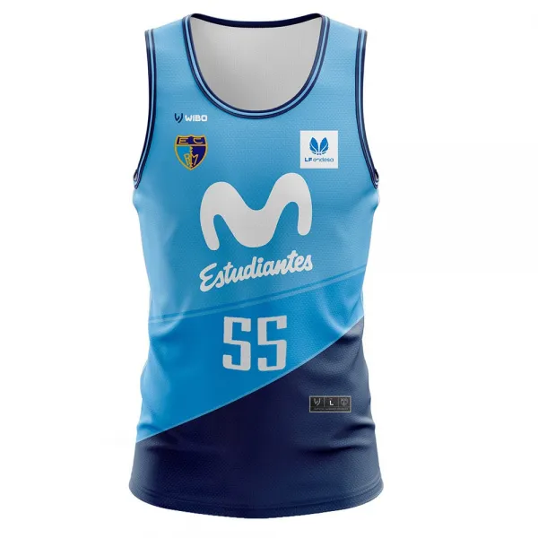 CAMISETA JJ BAREA ESTUDIANTES BALONCESTO 2021 AZUL