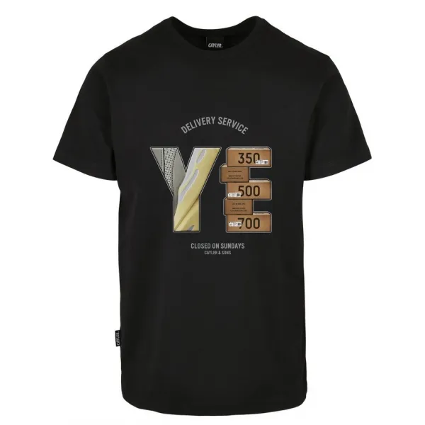 CAMISETA CAYLER AND SONS YIB-DELIVERY, NEGRA