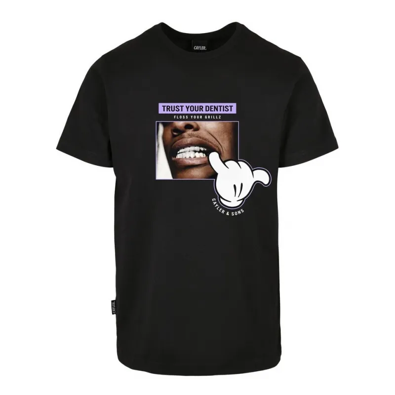 CAMISETA CAYLER AND SONS TRUST YOUR DENTIST, NEGRA