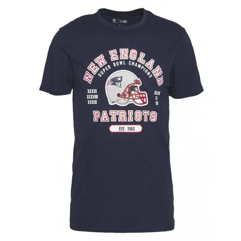 CAMISETA NEW ENGLAND PATRIOTS NFL WORDMARK HELMET