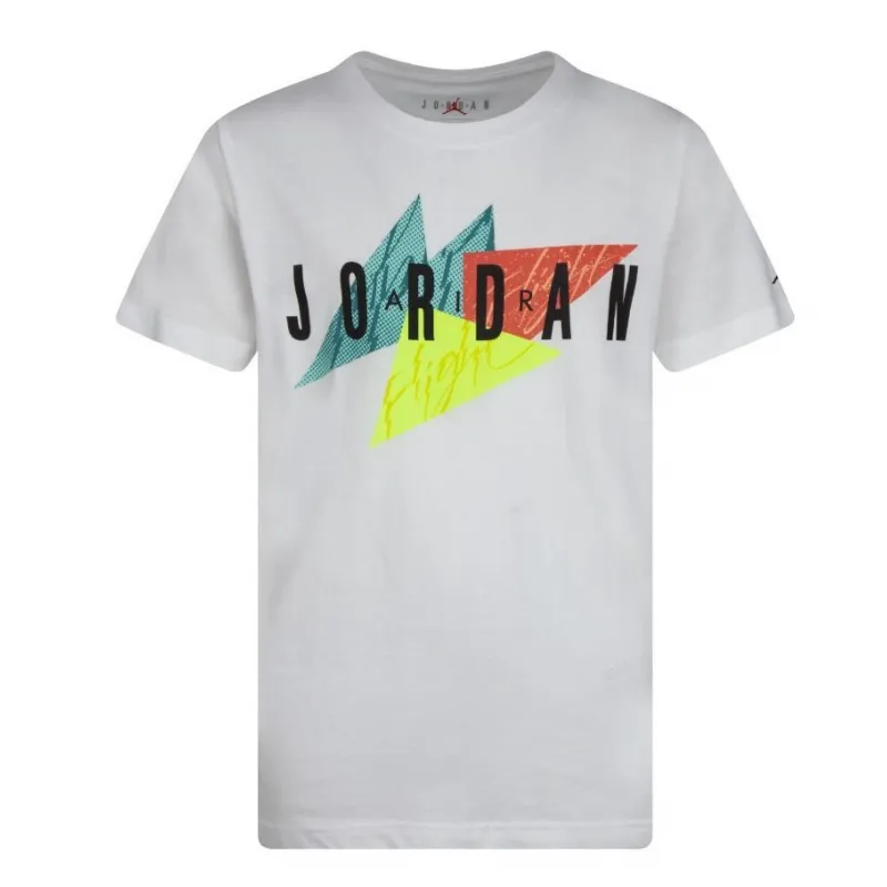 CAMISETA NIKE AIR JORDAN JUNIOR "GEO FLIGHT"- WHITE