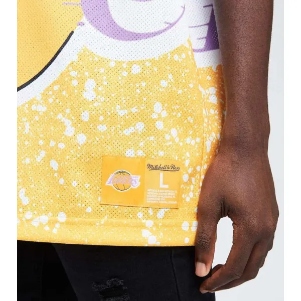 CAMISETA JUMBOTRON LOS ANGELES LAKERS - MITCHELL NESS JERSEY