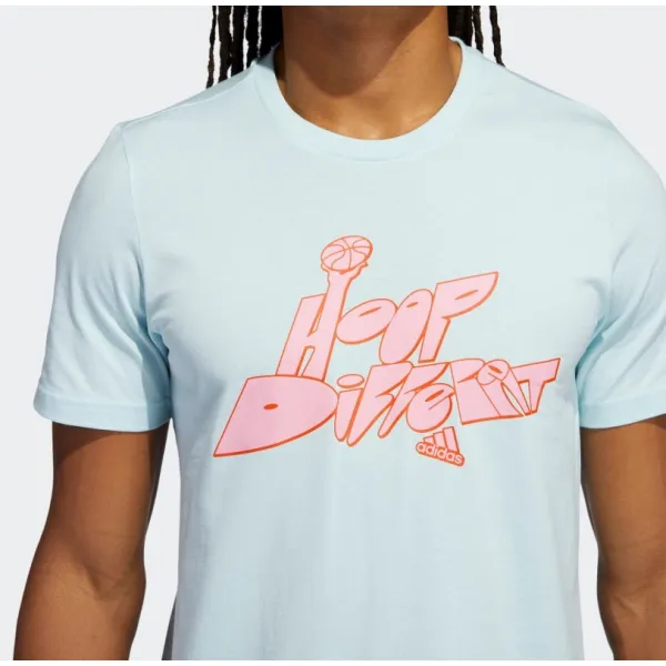 CAMISETA ADIDAS "HOOP DIFFERENT" MINT