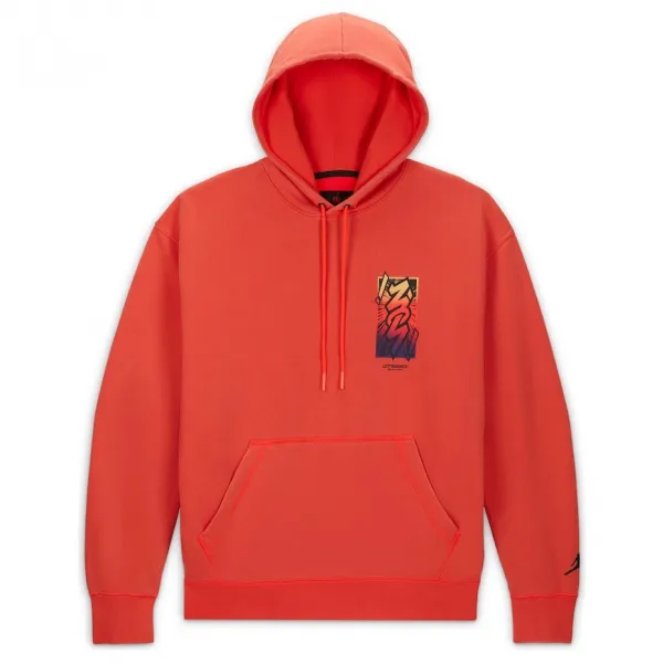SUDADERA JORDAN DRI-FIT ZION BRIGHT CRIMSON
