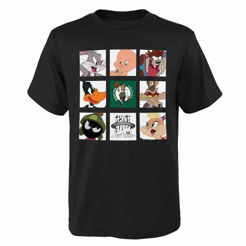 CAMISETA SPACE JAM 2 WARMING UP - BOSTON CELTICS JUNIOR