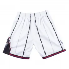 Short blanco Toronto Raptors retro Swingman 98 vista trasera