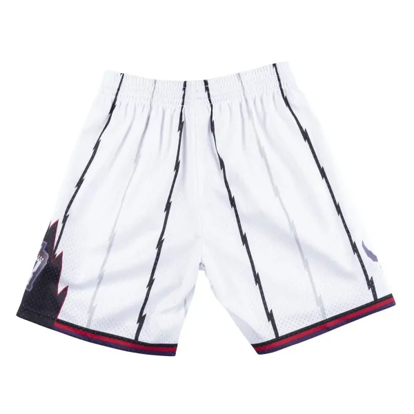 Short blanco Toronto Raptors retro Swingman 98 vista trasera