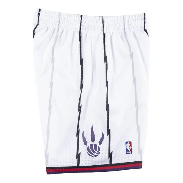 Short blanco Toronto Raptors retro Swingman 98, lateral