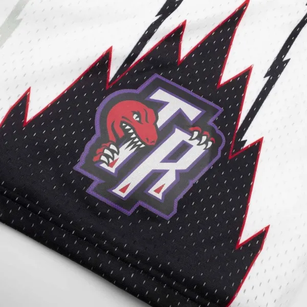 Short blanco Toronto Raptors retro Swingman 98, detalle