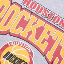 SUDADERA HOUSTON ROCKETS "ALL OVER PRINT FLEECE CREW" MITCHELL AND NESS