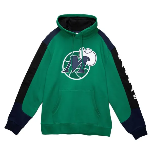 SUDADERA DALLAS MAVERICKS "FUSION FLEECE HOODIE" MITCHELL AND NESS