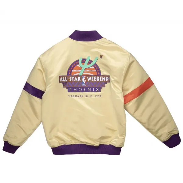 CHAQUETA MITCHELL AND NESS NBA ALL STAR 1995 "HEAVYWEIGHT SATIN JACKET"