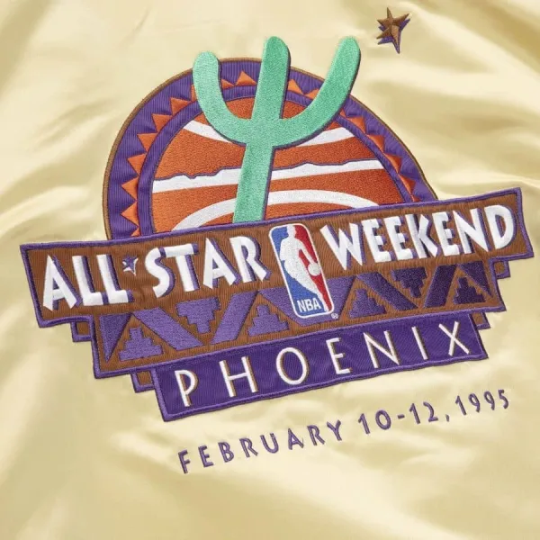 CHAQUETA MITCHELL AND NESS NBA ALL STAR 1995 "HEAVYWEIGHT SATIN JACKET"