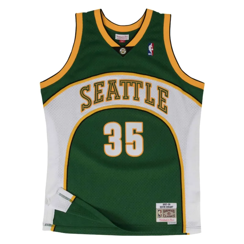 Camiseta Seattle Supersonics Kevin Durant en verde Mitchell and Ness Swingman Jersey