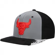 GORRA CHICAGO BULLS NBA DAY 5 - MITCHELL AND NESS , NEGRA-GRIS