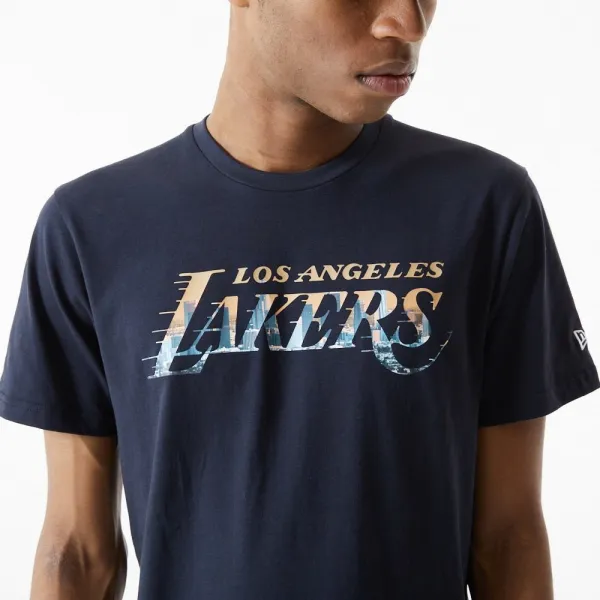 CAMISETA LOS ANGELES LAKERS - GRAPHIC LOGO NEW ERA