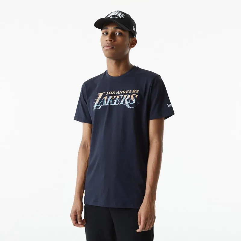 CAMISETA LOS ANGELES LAKERS - GRAPHIC LOGO NEW ERA