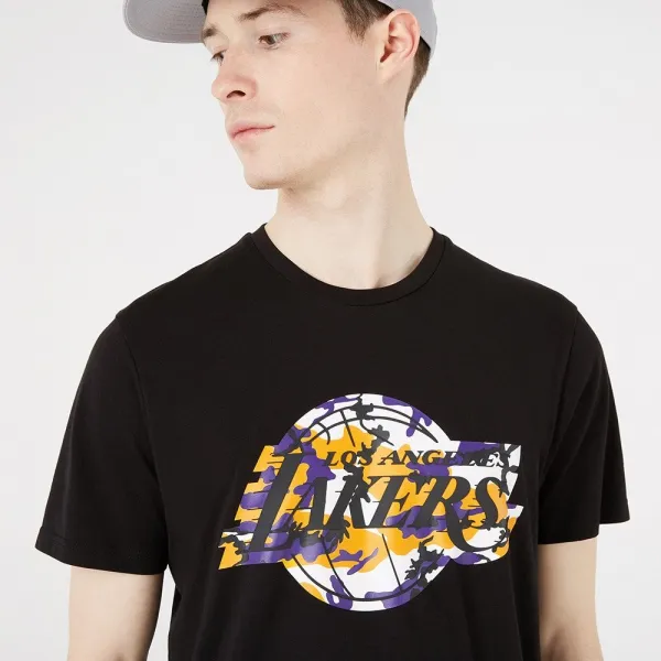 CAMISETA LOS ANGELES LAKERS - CAMO LOGO NEW ERA