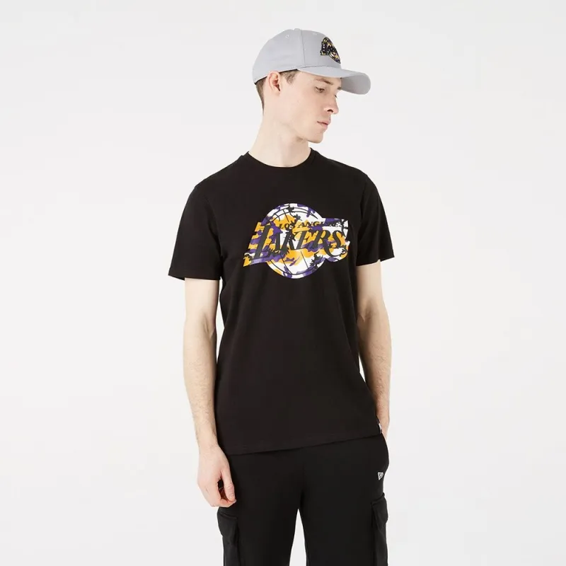 CAMISETA LOS ANGELES LAKERS - CAMO LOGO NEW ERA