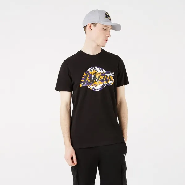 CAMISETA LOS ANGELES LAKERS - CAMO LOGO NEW ERA