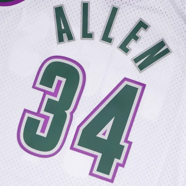 CAMISETA RAY ALLEN MILWAUKEE BUCKS 1996-97- SWINGMAN BLANCA