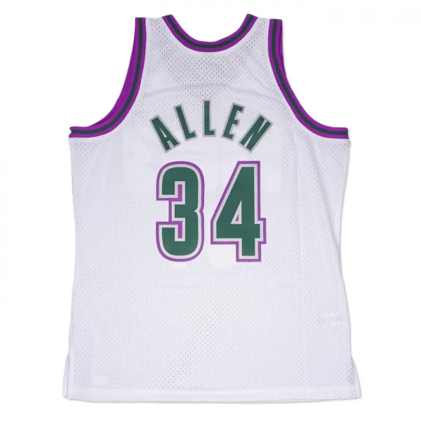 CAMISETA RAY ALLEN MILWAUKEE BUCKS 1996-97- SWINGMAN BLANCA