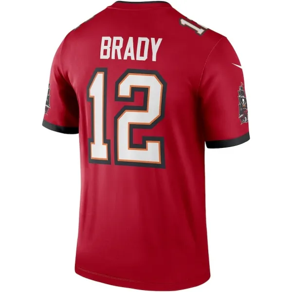 Camiseta Tom Brady Tampa Bay Buccaners NFL Legend de Nike, espalda