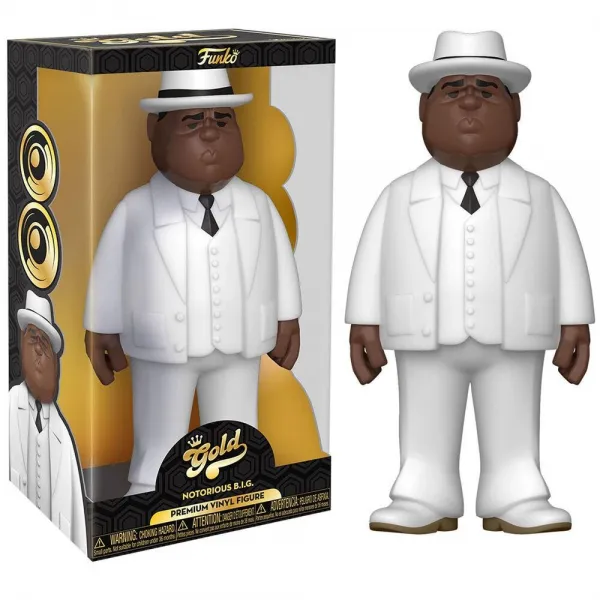 FUNKO VINYL GOLD NOTORIOUS BIG 30 CM - BIGGIE WHITE SUIT FUNKO VINYL GOLD NOTORIOUS BIG 30 CM - BIGGIE WHITE SUIT