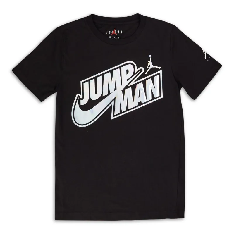 CAMISETA NIKE JORDAN JUMPMAN "IRIDISCENT" NEGRA JUNIOR