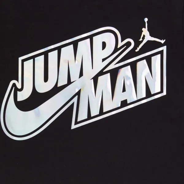 CAMISETA NIKE JORDAN JUMPMAN "IRIDISCENT" NEGRA JUNIOR