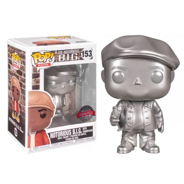 FUNKO POP NOTORIUS BIG WITH CHAMPAGNE 153 - EXCLUSIVE FUNKO POP NOTORIUS BIG WITH CHAMPAGNE 153 - EXCLUSIVE
