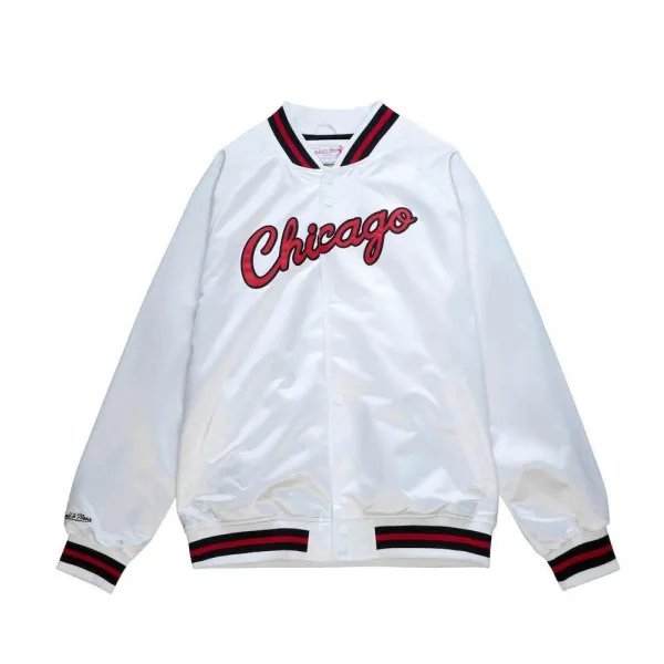 CHAQUETA CHICAGO BULLS LIGHTWEIGHT SATIN MITCHELL AND NESS