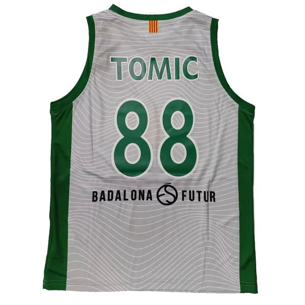 CAMISETA ANTE TOMIC - JOVENTUT BADALONA SPALDING LIGA ENDESA 2022 BLANCA
