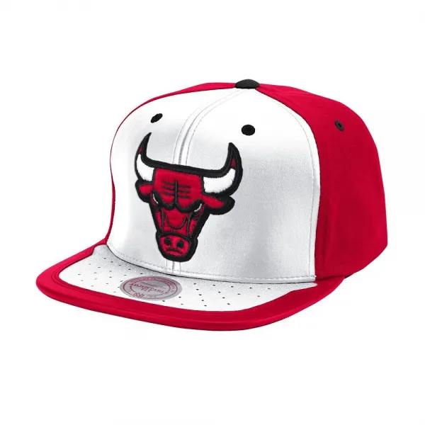 GORRA CHICAGO BULLS NBA DAY 1 - MITCHELL AND NESS WHITE-RED