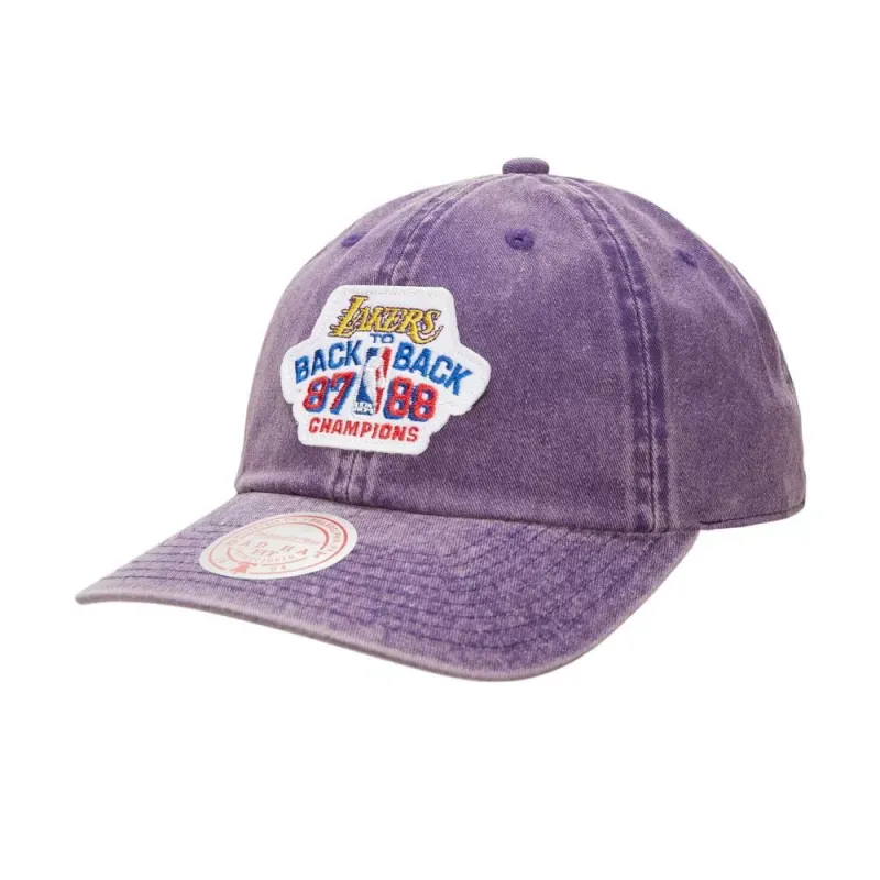 GORRA LOS ANGELES LAKERS "BACK TO BACK 87-88 CHAMPIONS" - MITCHELL AND NESS